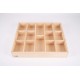 14 Way Wooden Sorting Tray