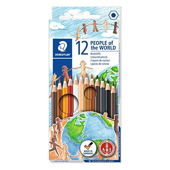 People of the world Colouring Pencils