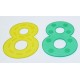 SiliShapes® Trace Numbers Yellow