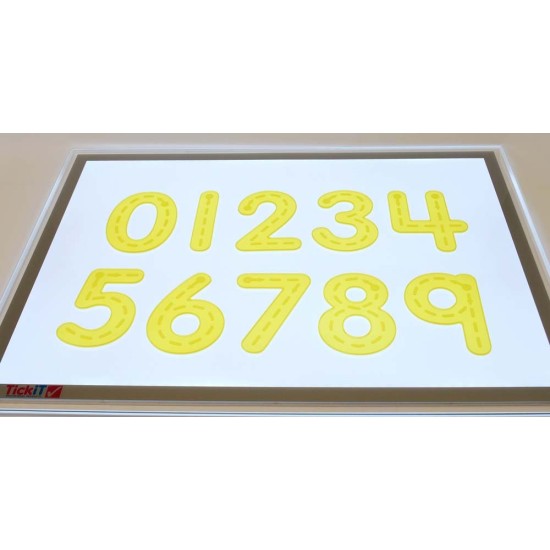 SiliShapes® Trace Numbers Yellow