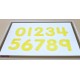 SiliShapes® Trace Numbers Yellow