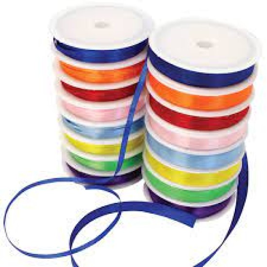 Satin Ribbon Assorted 16 Spools Available Online Only