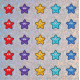 Sticker Mini Sparkly Stars