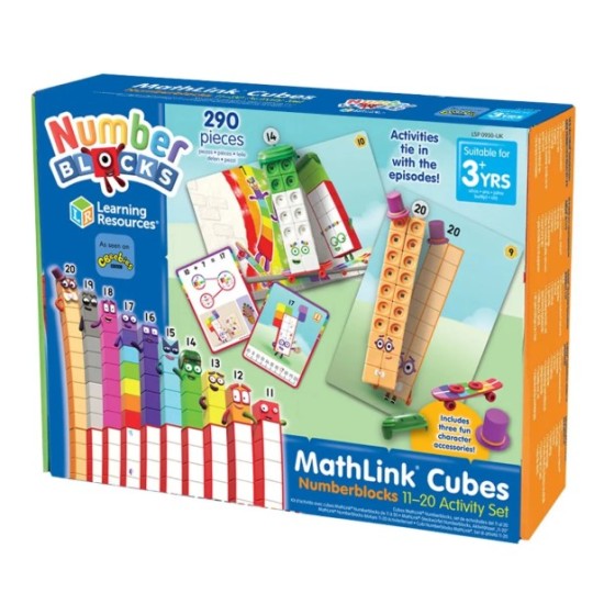 MathLink® Cubes Numberblocks® 11-20 Activity Set