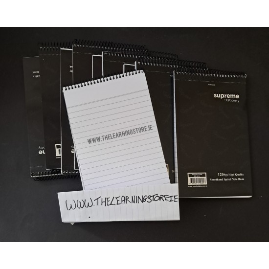 Shorthand Spiral Notebooks pack of 10
