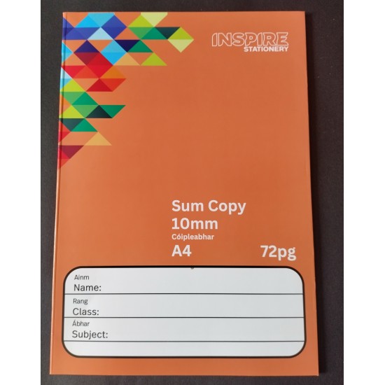 A4 Sum Copy Pack of 10