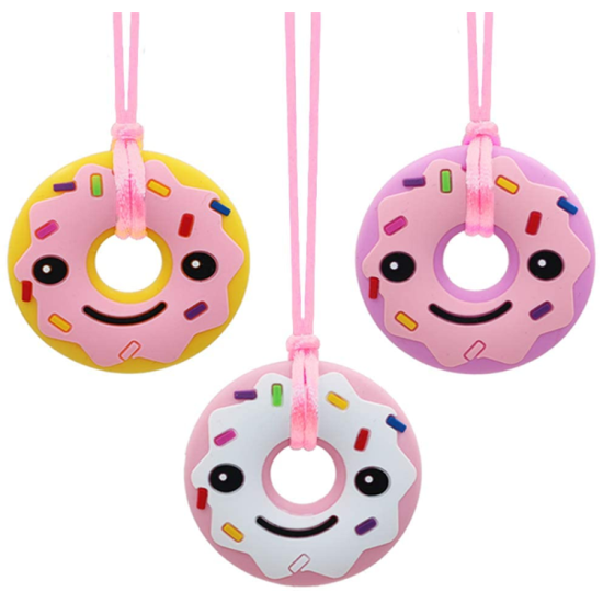Donut Sensory Chewable Necklace (3)
