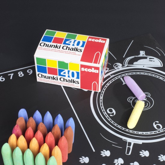 Chalk Chunki Coloured 40's