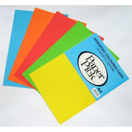 A3 Bright Coloured Copier Paper Assorted 50's
