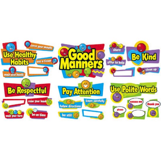 Good Manners Bulletin Board Set