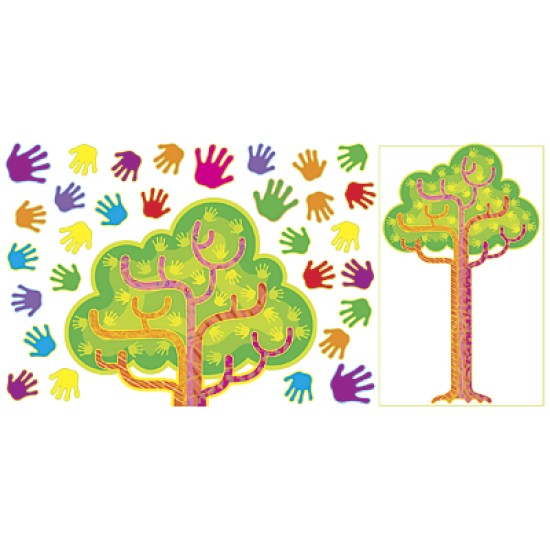 Hands in Harmony Learning Tree.  Bulletin Board Set