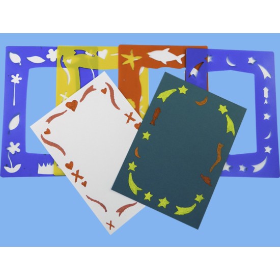 Border Stencils A4
